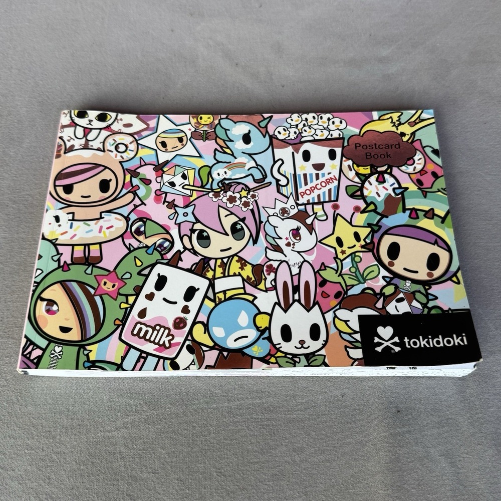 Tokidoki Postcard Book by tokidoki (2016, Trade‎ Paperback) Missing 5 Postcards